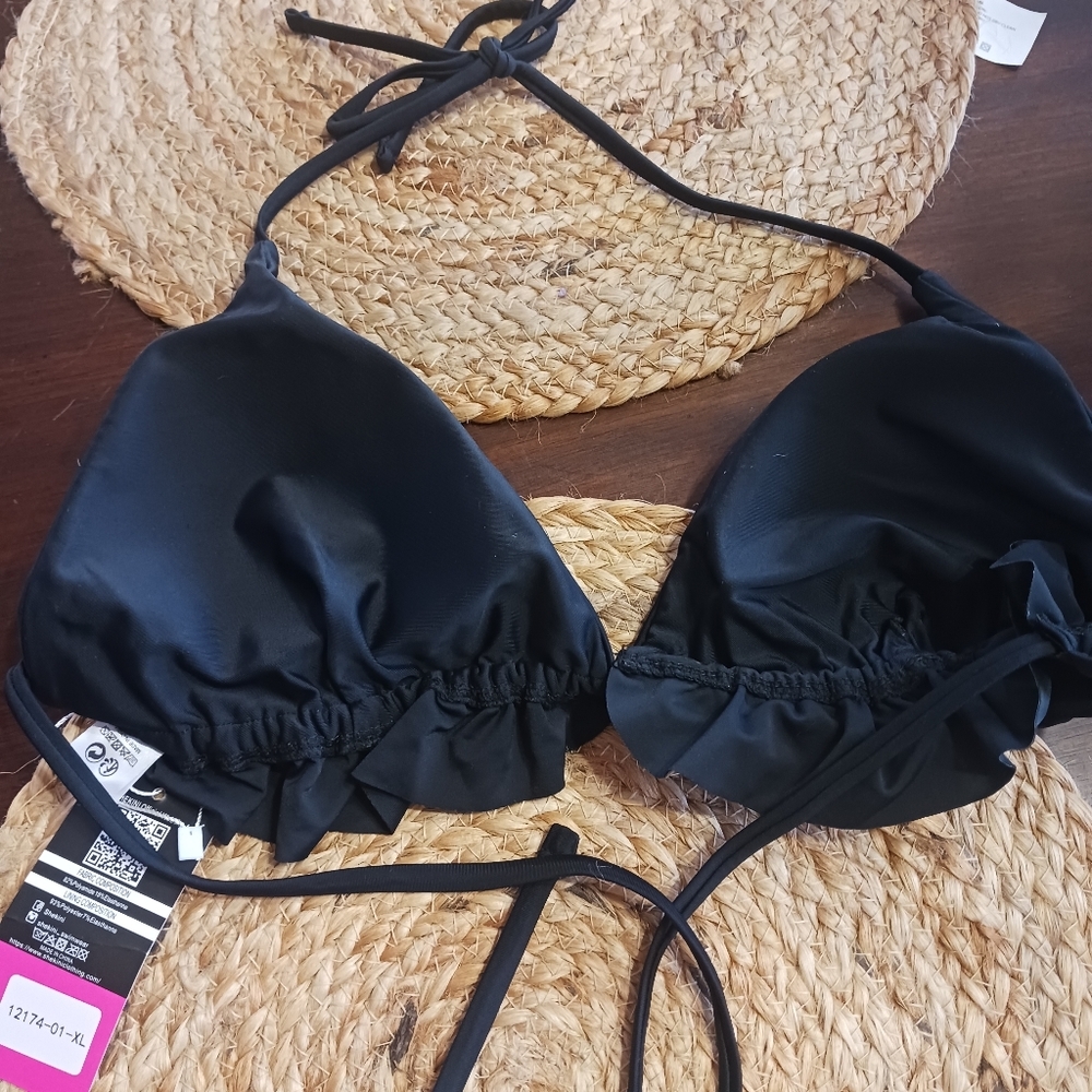 2pc black Shekini bikini size X large NWT - Picture 6 of 11